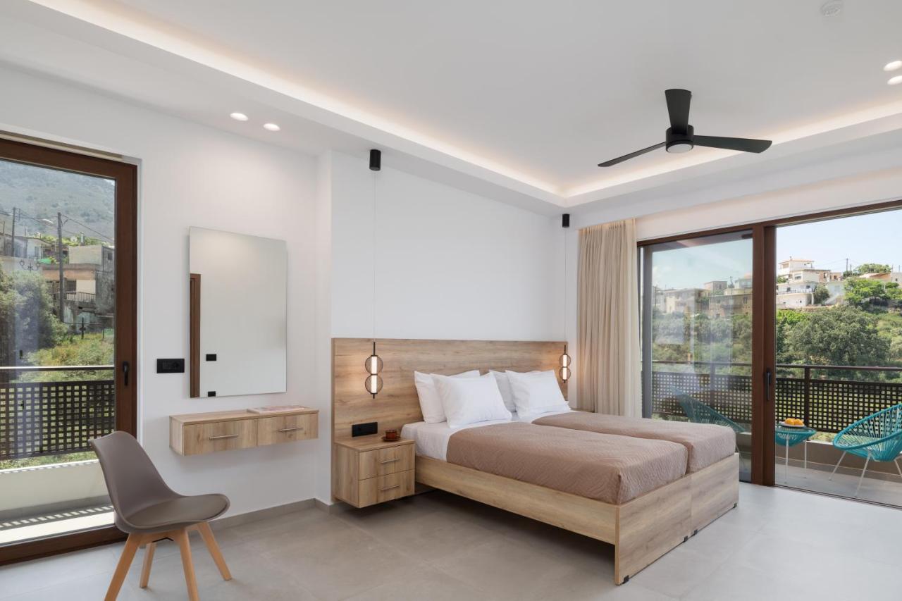 O-Cyanea Villa With Heated Pool Kournas Екстер'єр фото
