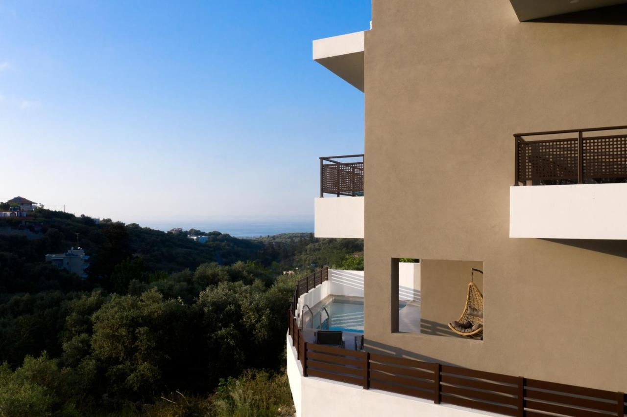 O-Cyanea Villa With Heated Pool Kournas Екстер'єр фото