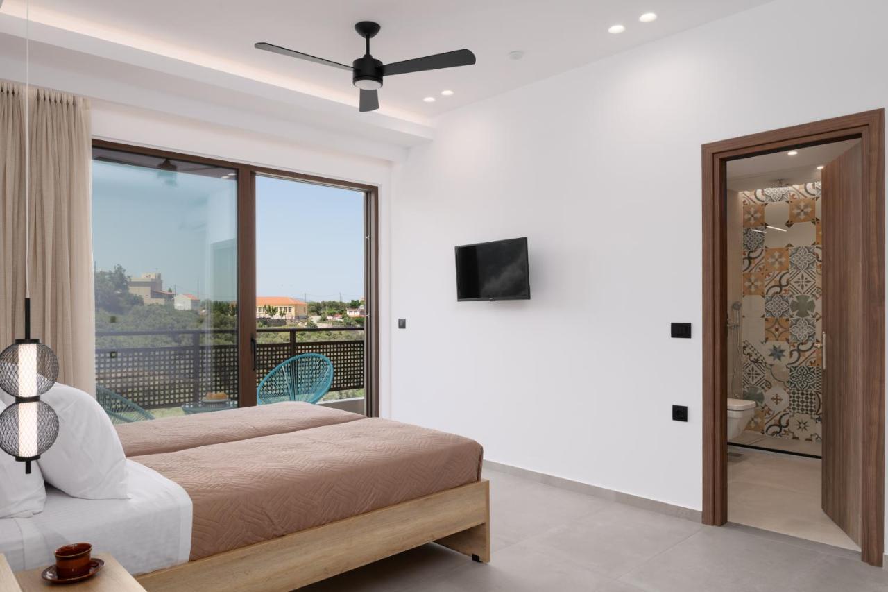 O-Cyanea Villa With Heated Pool Kournas Екстер'єр фото