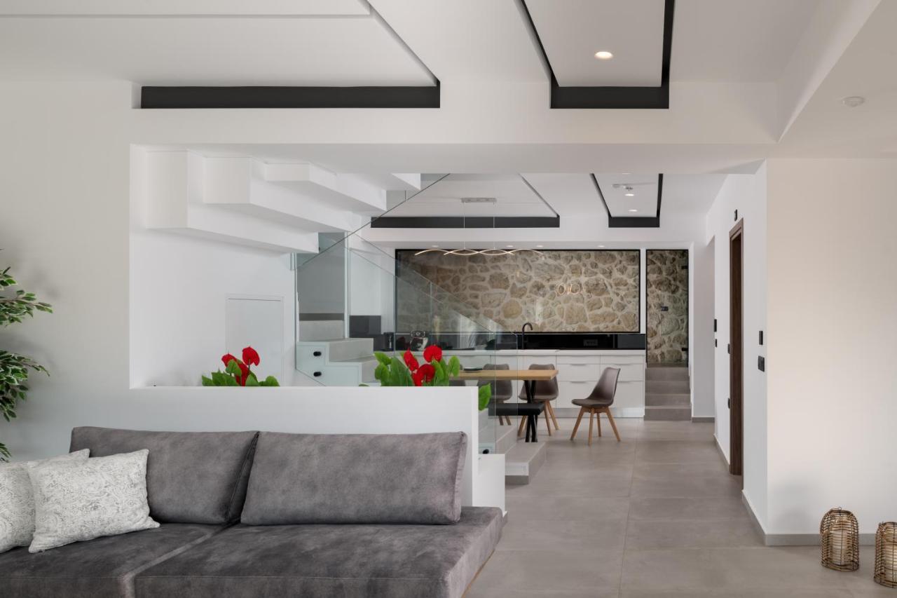 O-Cyanea Villa With Heated Pool Kournas Екстер'єр фото