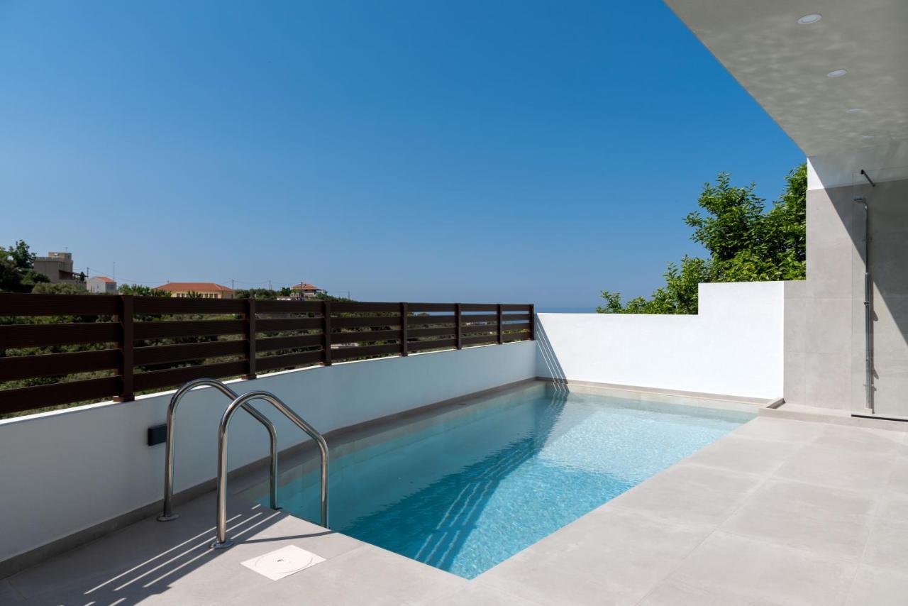 O-Cyanea Villa With Heated Pool Kournas Екстер'єр фото