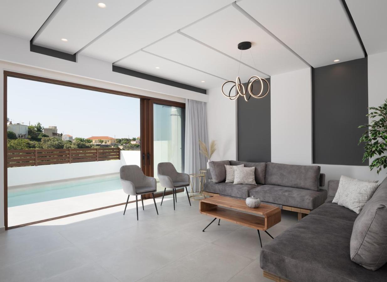 O-Cyanea Villa With Heated Pool Kournas Екстер'єр фото