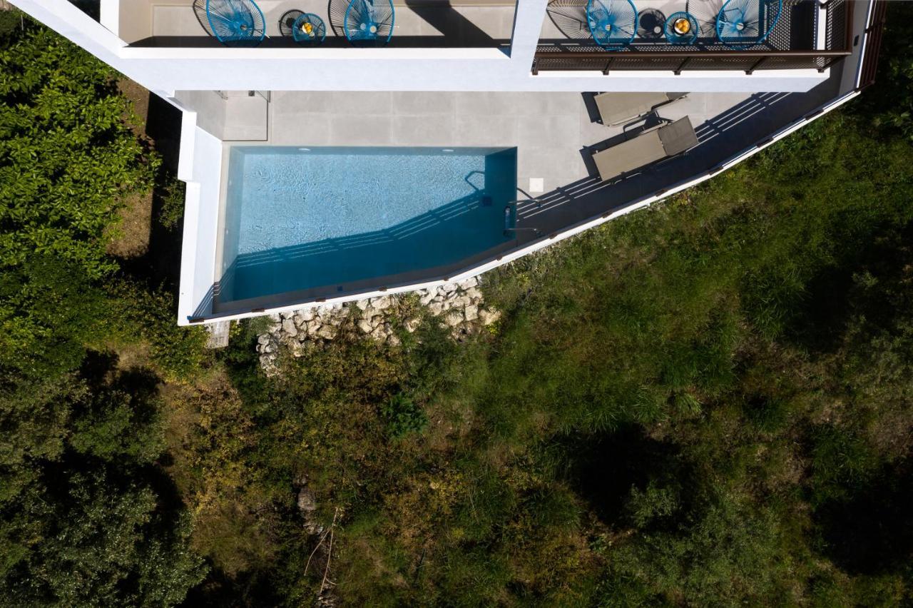 O-Cyanea Villa With Heated Pool Kournas Екстер'єр фото