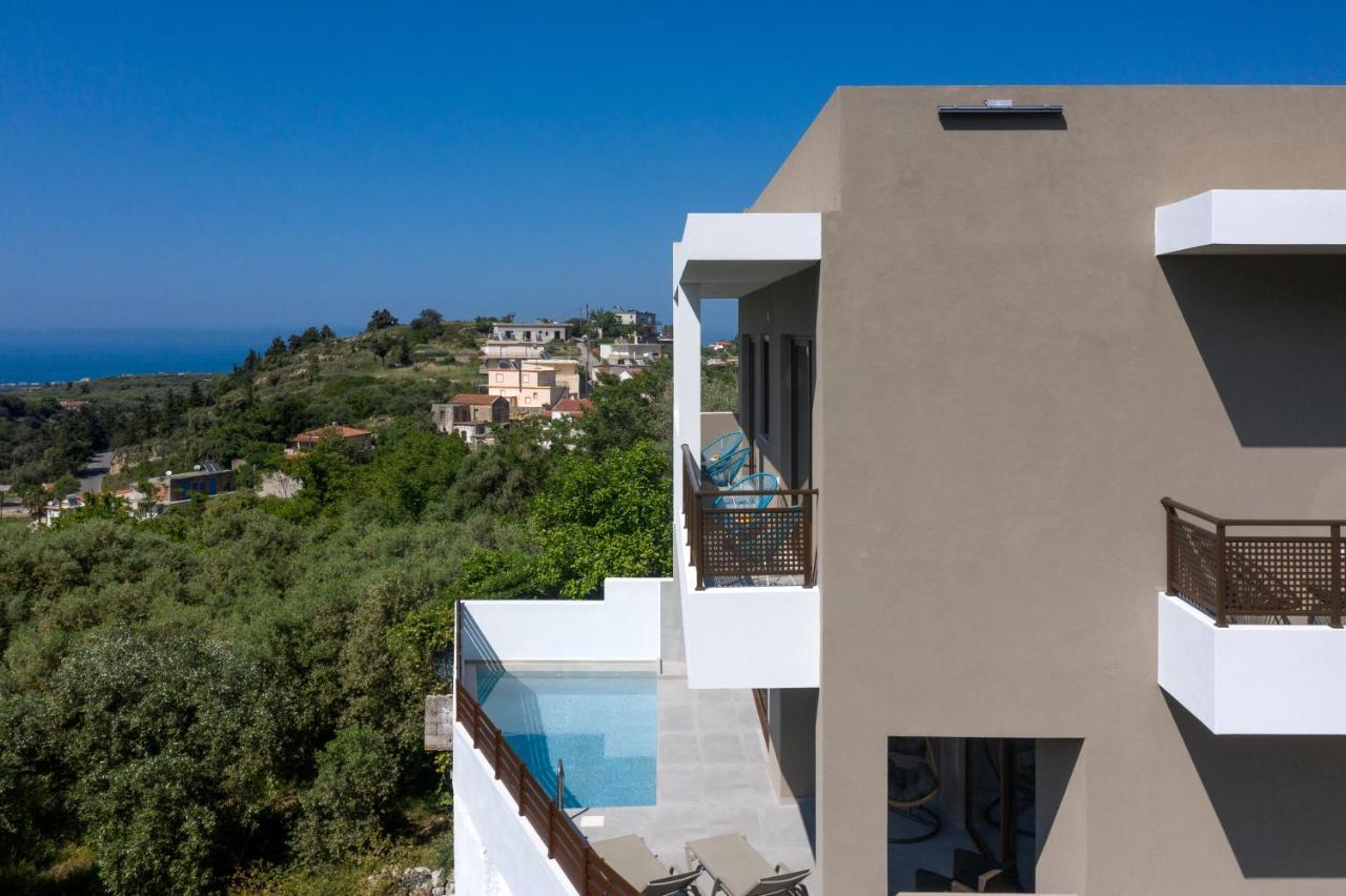 O-Cyanea Villa With Heated Pool Kournas Екстер'єр фото